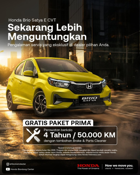 Promo Honda Brio Mei 2026